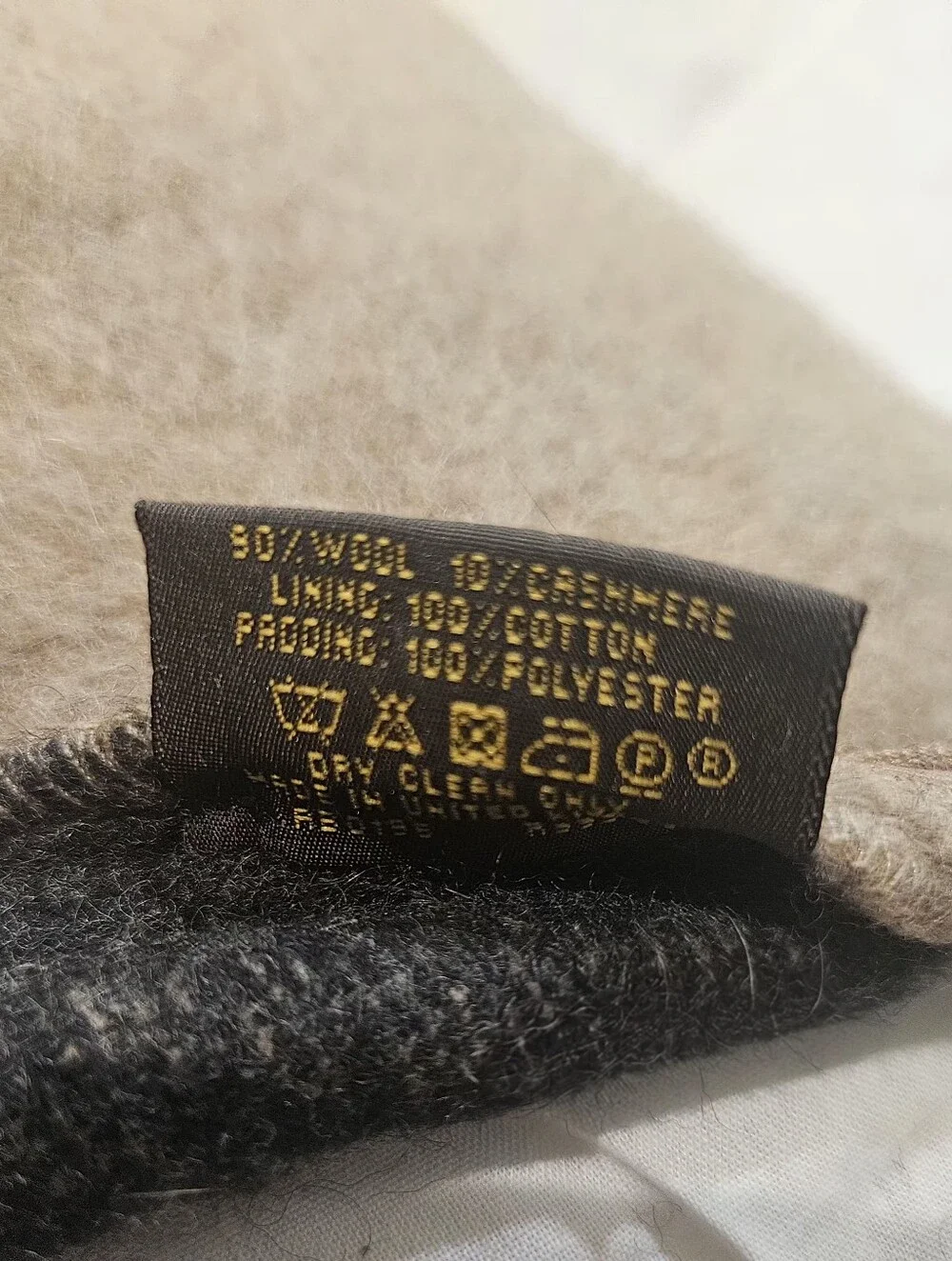 Louis Vuitton Two-Tone Wool-Cashmere Pillows/Cushions – Pair of 2